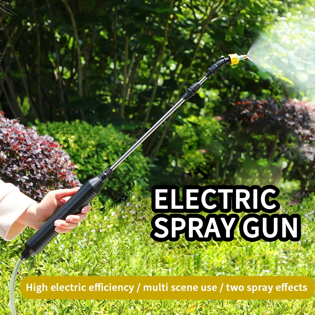 Durable Water Sprinkler Set Sprayer 5V-1A 62*22*4CM Adjustable Black Electric Gardening Non-slip Handle Nozzle 360°
Durable Water Sprinkler Set Sprayer 5V-1A 62*22*4CM Adjustable Black Electric Gardening Non-slip Handle Nozzle 360°