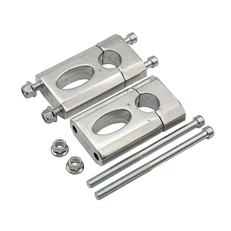 1 Set 7/8" 22mm Silver Aluminum Alloy Motorcycle Handlebar Clamp Riser Mount Adapter Fit 110cc 125cc Dirt Pit Bike ATV
1 Set 7/8" 22mm Silver Aluminum Alloy Motorcycle Handlebar Clamp Riser Mount Adapter Fit 110cc 125cc Dirt Pit Bike ATV