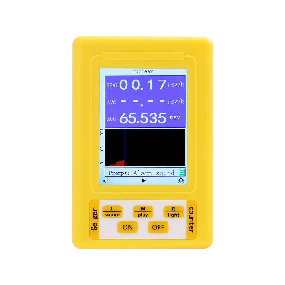 BR-9C 2-in-1 Handheld Digital Display Electromagnetic Radiation Nuclear Detector EMF Geiger Counter Full-functional Type Tester
BR-9C 2-in-1 Handheld Digital Display Electromagnetic Radiation Nuclear Detector EMF Geiger Counter Full-functional Type Tester