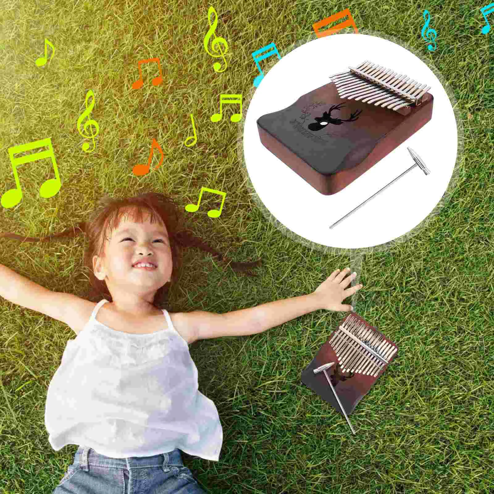 Kalimba Portable Music Instrument Simple Musical Tuning 17 Keys Hand Piano Acacia
Kalimba Portable Music Instrument Simple Musical Tuning 17 Keys Hand Piano Acacia