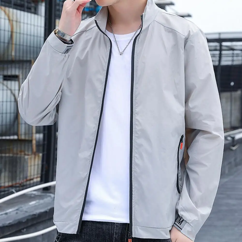 Chic Sun Protection Jacket Long Sleeve Sunshade Nylon Elastic Cuff Men Sunscreen Coat
Chic Sun Protection Jacket Long Sleeve Sunshade Nylon Elastic Cuff Men Sunscreen Coat