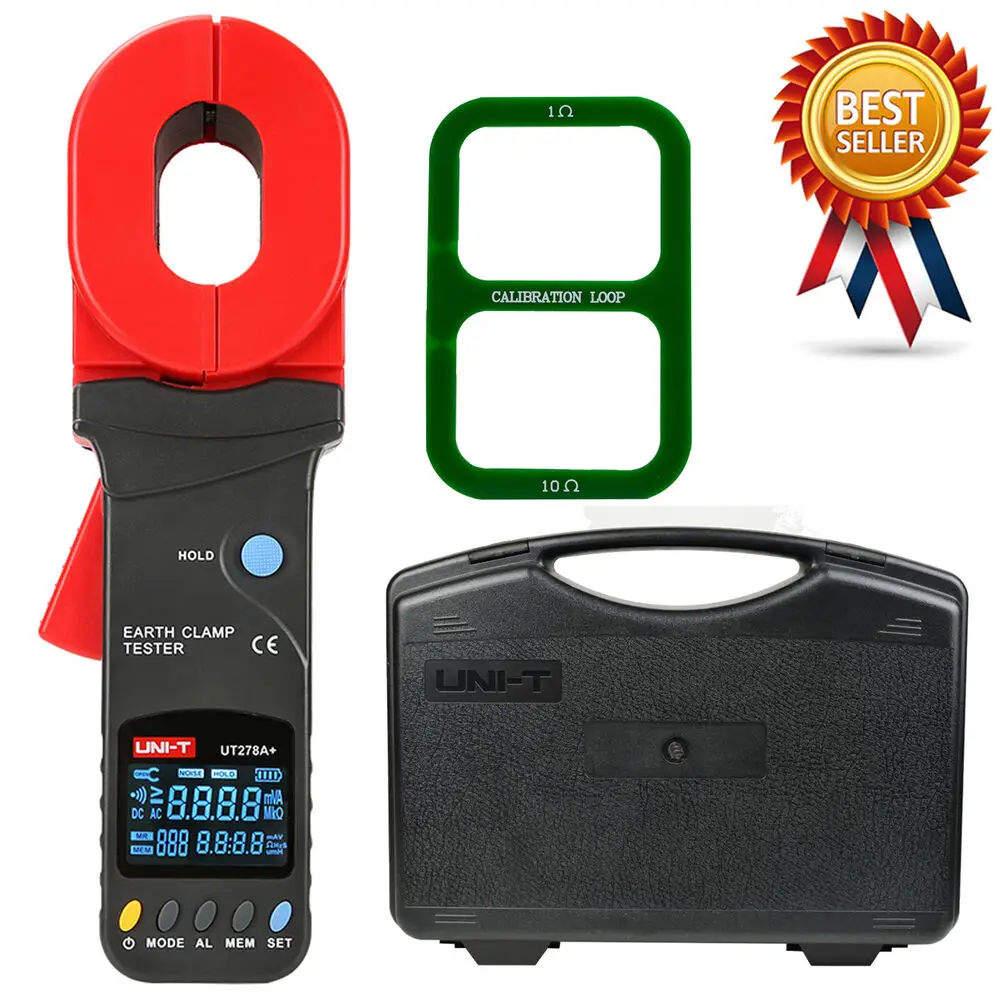 UNI-T UT278A+ Clamp Earth Tester Resistance Data Storage Visual/Audible AlarmKd
UNI-T UT278A+ Clamp Earth Tester Resistance Data Storage Visual/Audible AlarmKd