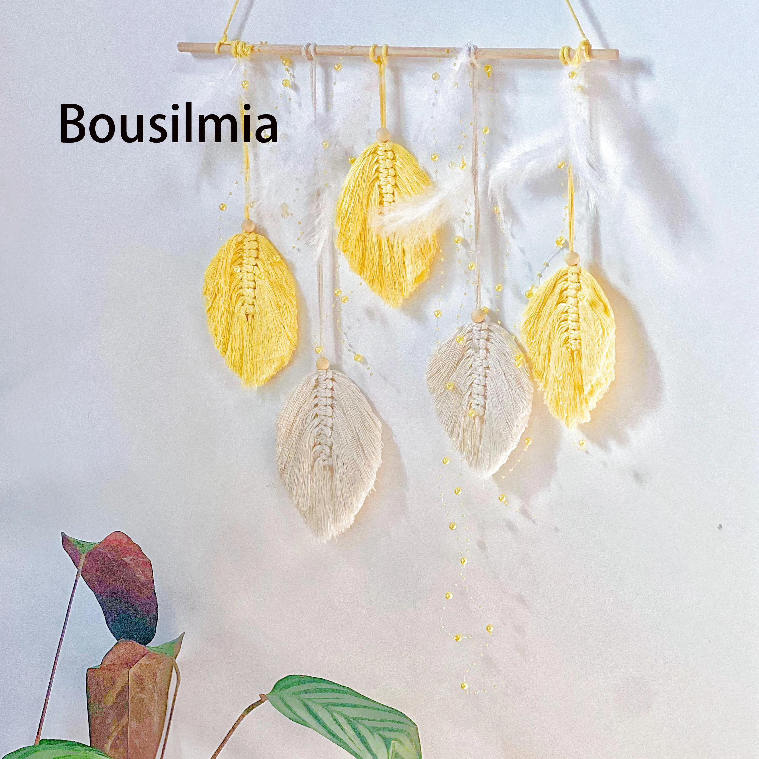 Chromatic Woven Bohemian DIY Leaf Tapestry Material Bag Macrame For Wall Background Decoration Hook in Room Decoration
Chromatic Woven Bohemian DIY Leaf Tapestry Material Bag Macrame For Wall Background Decoration Hook in Room Decoration