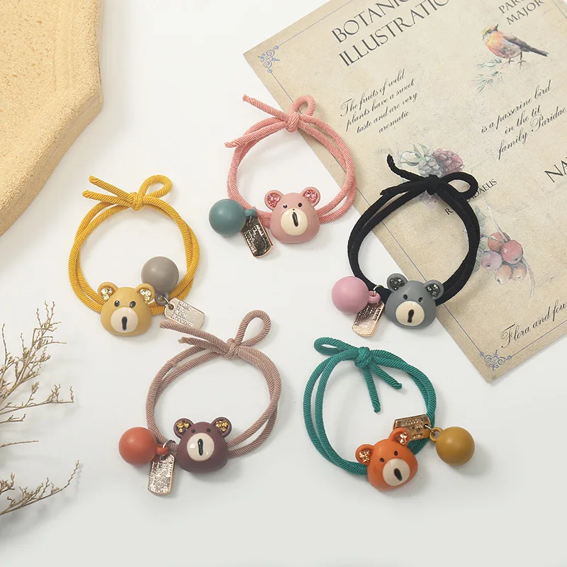Hair Tied Bear Cute Hair Accessories for Girls Simple Rubber Bands Tie Band Ties Woman Loop New Headwear Apparel
Hair Tied Bear Cute Hair Accessories for Girls Simple Rubber Bands Tie Band Ties Woman Loop New Headwear Apparel