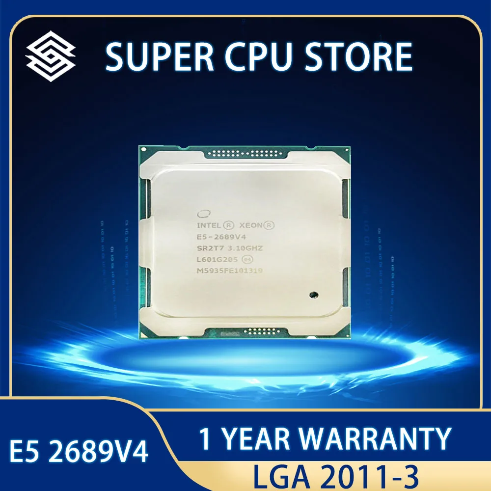 

ПроцесE5-2689 Intel Xeon LGA2011-3 V4 3,8 ГГц/10 ядер/25 Мб/165 Вт/9,6 GT/s E5-2689V4 CM8066002648200