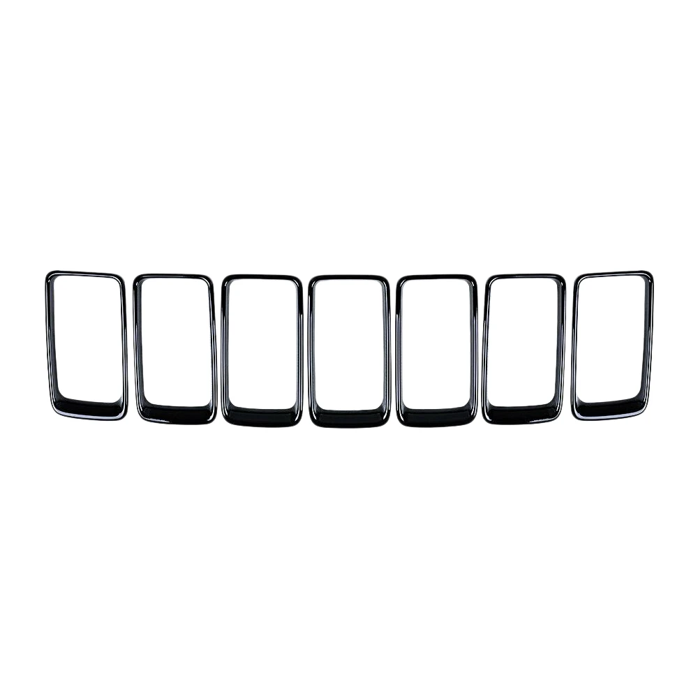 7PC Gloss Black Grill Ring Front Grille Inserts Cover Trim Kit for Jeep Grand Cherokee 2014-2016
7PC Gloss Black Grill Ring Front Grille Inserts Cover Trim Kit for Jeep Grand Cherokee 2014-2016