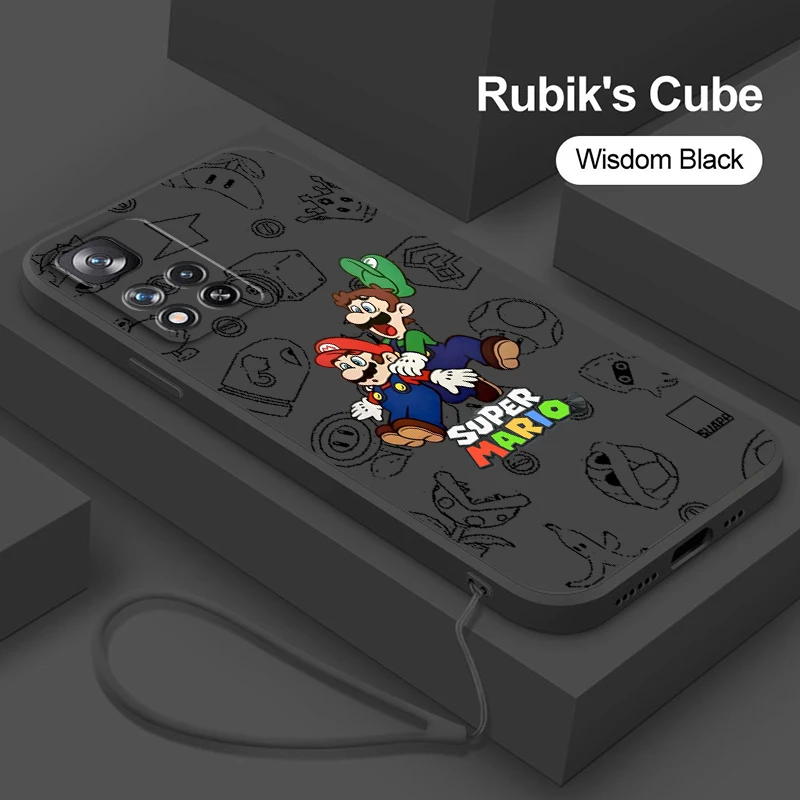 Phone Case For Xiaomi Redmi Note 12 12S Turbo 11 11T 11S 10 10S 9 8 8T 5G Super Mario Luxury Comics Liquid Rope Cover
Phone Case For Xiaomi Redmi Note 12 12S Turbo 11 11T 11S 10 10S 9 8 8T 5G Super Mario Luxury Comics Liquid Rope Cover