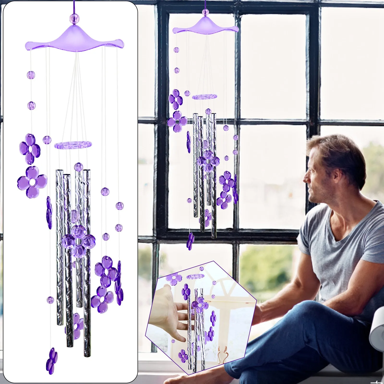 Succulent Memorial Wind Chime Outdoor Wind Chime Unique Tuning Relax Soothing Melody Sympathy Wind Chime For Mom And Dad Garden
Succulent Memorial Wind Chime Outdoor Wind Chime Unique Tuning Relax Soothing Melody Sympathy Wind Chime For Mom And Dad Garden