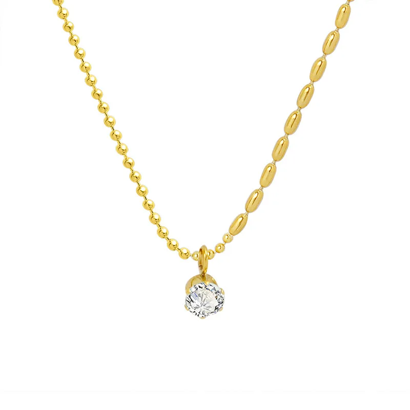 Personality Round Bead Necklaces for Women 2022 Trend Free Shipping Zircon Chain Holiday Gift Jewelry for Girlfriends
Personality Round Bead Necklaces for Women 2022 Trend Free Shipping Zircon Chain Holiday Gift Jewelry for Girlfriends
