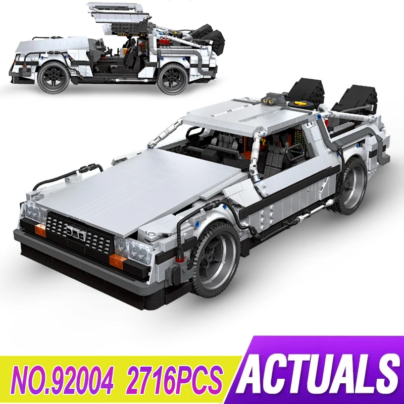 JIESTAR 92004 Back To Future Time Machine 2716pcs Car Scale 1:8 Model Building Blocks Bricks Toy Christmas Gifts
JIESTAR 92004 Back To Future Time Machine 2716pcs Car Scale 1:8 Model Building Blocks Bricks Toy Christmas Gifts