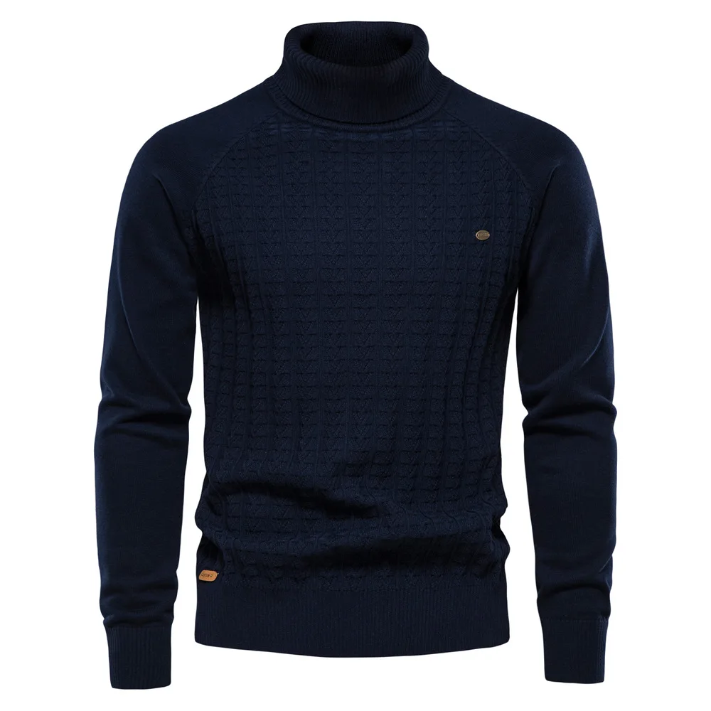 Classical High Quality Men's Sweater Solid Color Turtleneck Long Sleeve Fashion Women New Male Winter Warm Personality Pullovers
Classical High Quality Men's Sweater Solid Color Turtleneck Long Sleeve Fashion Women New Male Winter Warm Personality Pullovers