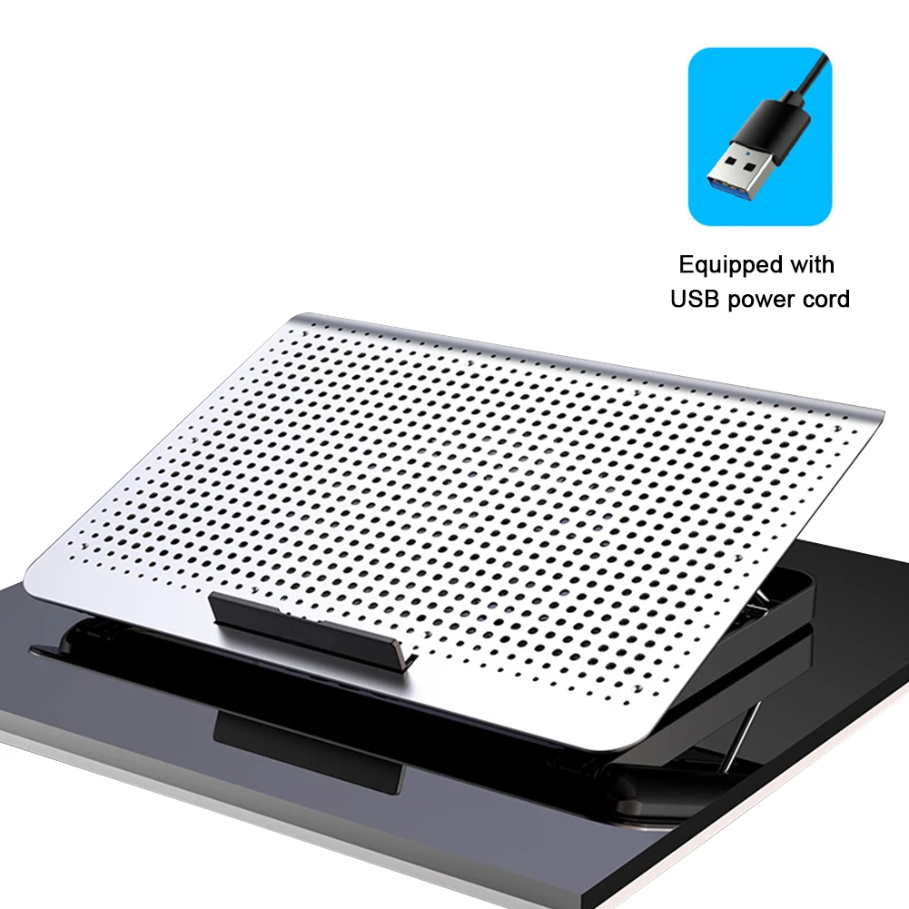 Practical Aluminum Alloy Big Quiet Fan Foldable Compatible Laptop Cooler Stand Low Noise Lightweight Portable Durable USB Ports
Practical Aluminum Alloy Big Quiet Fan Foldable Compatible Laptop Cooler Stand Low Noise Lightweight Portable Durable USB Ports