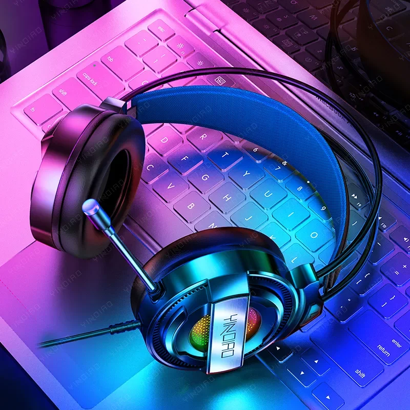 Wired Gamer Headphones 7.1 Surround Stereo Sound Gaming Headset Microphone Colour Light PC PS4 Xbox One Adjustable Game Headset
Wired Gamer Headphones 7.1 Surround Stereo Sound Gaming Headset Microphone Colour Light PC PS4 Xbox One Adjustable Game Headset
