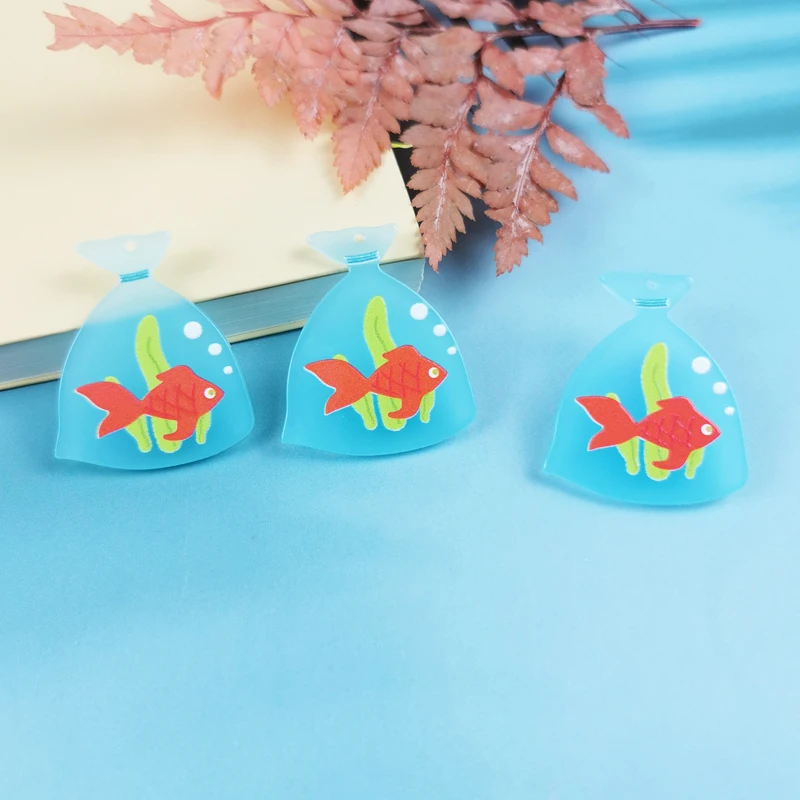 JeQue 10PCS Acrylic Candy Package Goldfish Charms Pendant DIY Keychain Earrings Jewelry Accessories
JeQue 10PCS Acrylic Candy Package Goldfish Charms Pendant DIY Keychain Earrings Jewelry Accessories