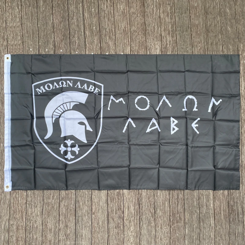 free shipping xvggdg flag 90*150cm come and take it Greek Spartan Molon Labe Flag
free shipping xvggdg flag 90*150cm come and take it Greek Spartan Molon Labe Flag