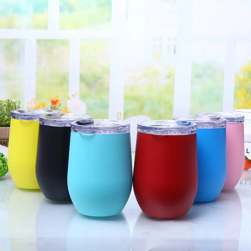 Stainless Steel Double-layer U-shaped Eggshell Thermos Cup Insulated Wine Glass With Lid Champagne Glass Cocktail Cup
Stainless Steel Double-layer U-shaped Eggshell Thermos Cup Insulated Wine Glass With Lid Champagne Glass Cocktail Cup