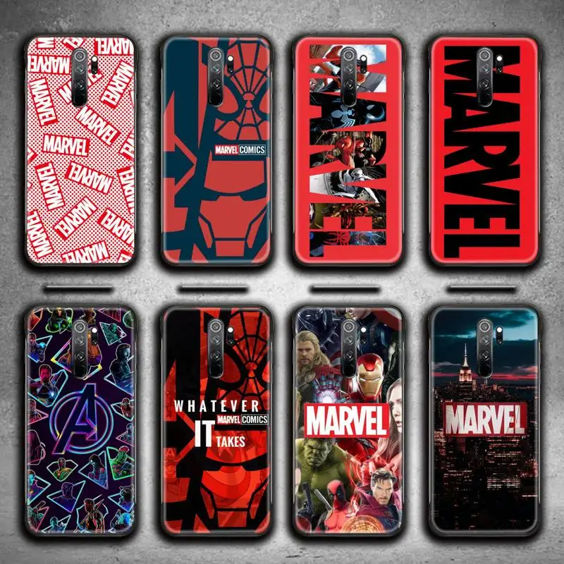 Marvel logo Phone Case for Redmi 9A 9 8A Note 11 10 9 8 8T Pro Max K20 K30 K40 Pro
Marvel logo Phone Case for Redmi 9A 9 8A Note 11 10 9 8 8T Pro Max K20 K30 K40 Pro