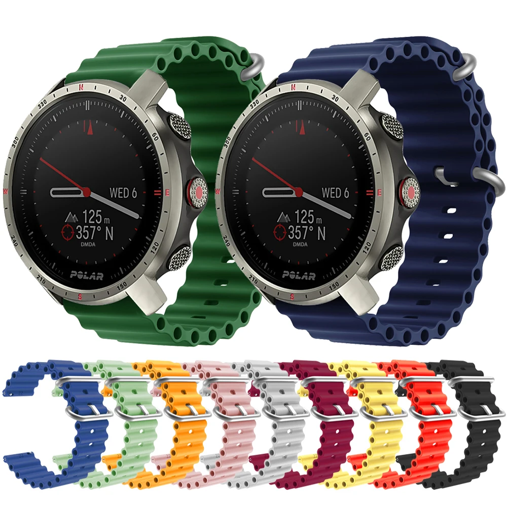 Сменный ремешок для наручных часов POLAR grain X Pro Titan, Винтаж M M2, зажигание 2, UNITE Ocean 20, 22 мм, силиконовый
Сменный ремешок для наручных часов POLAR grain X Pro Titan, Винтаж M M2, зажигание 2, UNITE Ocean 20, 22 мм, силиконовый