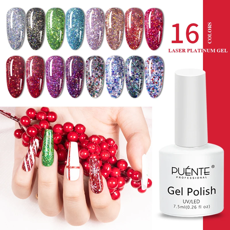 Glitter Platinum Sequins Gel Nail Polish 16 Colors Soak Off LED UV Nail Art Gel Shiny Semi Permanent Varnish Hybrid For Manicure
Glitter Platinum Sequins Gel Nail Polish 16 Colors Soak Off LED UV Nail Art Gel Shiny Semi Permanent Varnish Hybrid For Manicure