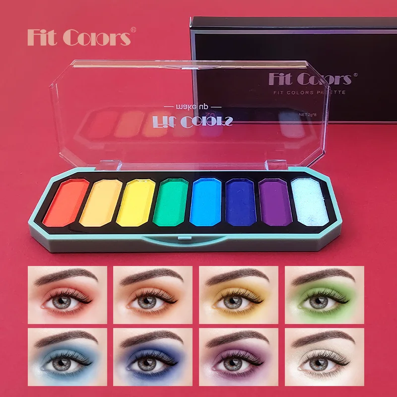 Metallic Pearlescent 8 Colors Eyeshadow Palette Waterproof Long Lasting Dark Punk Eye Shadow Matte Highlighter Festival Makeup
Metallic Pearlescent 8 Colors Eyeshadow Palette Waterproof Long Lasting Dark Punk Eye Shadow Matte Highlighter Festival Makeup