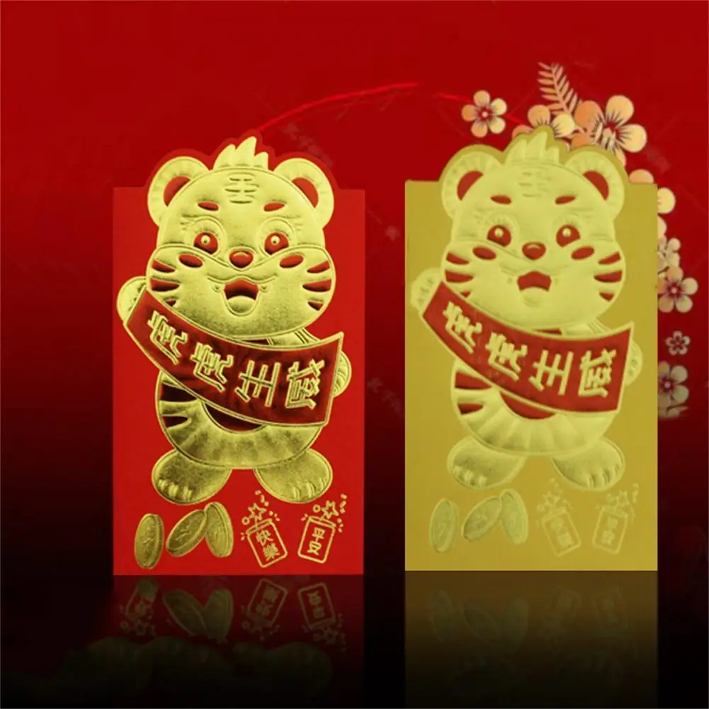Lightweight 50Pcs Pretty 2022 Tiger Year Lucky Money Packet Paper Red Envelope Fine Symbol for Gifts
Lightweight 50Pcs Pretty 2022 Tiger Year Lucky Money Packet Paper Red Envelope Fine Symbol for Gifts