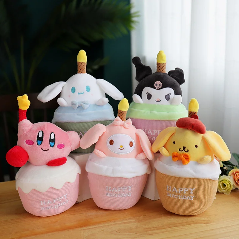 Sanrio Креативный новый мультяшный персонаж мимелодия плюшевые игрушки Светящиеся Поющие торт на день рождения Детские игрушки подарок на де... 
Sanrio Креативный новый мультяшный персонаж мимелодия плюшевые игрушки Светящиеся Поющие торт на день рождения Детские игрушки подарок на де...
