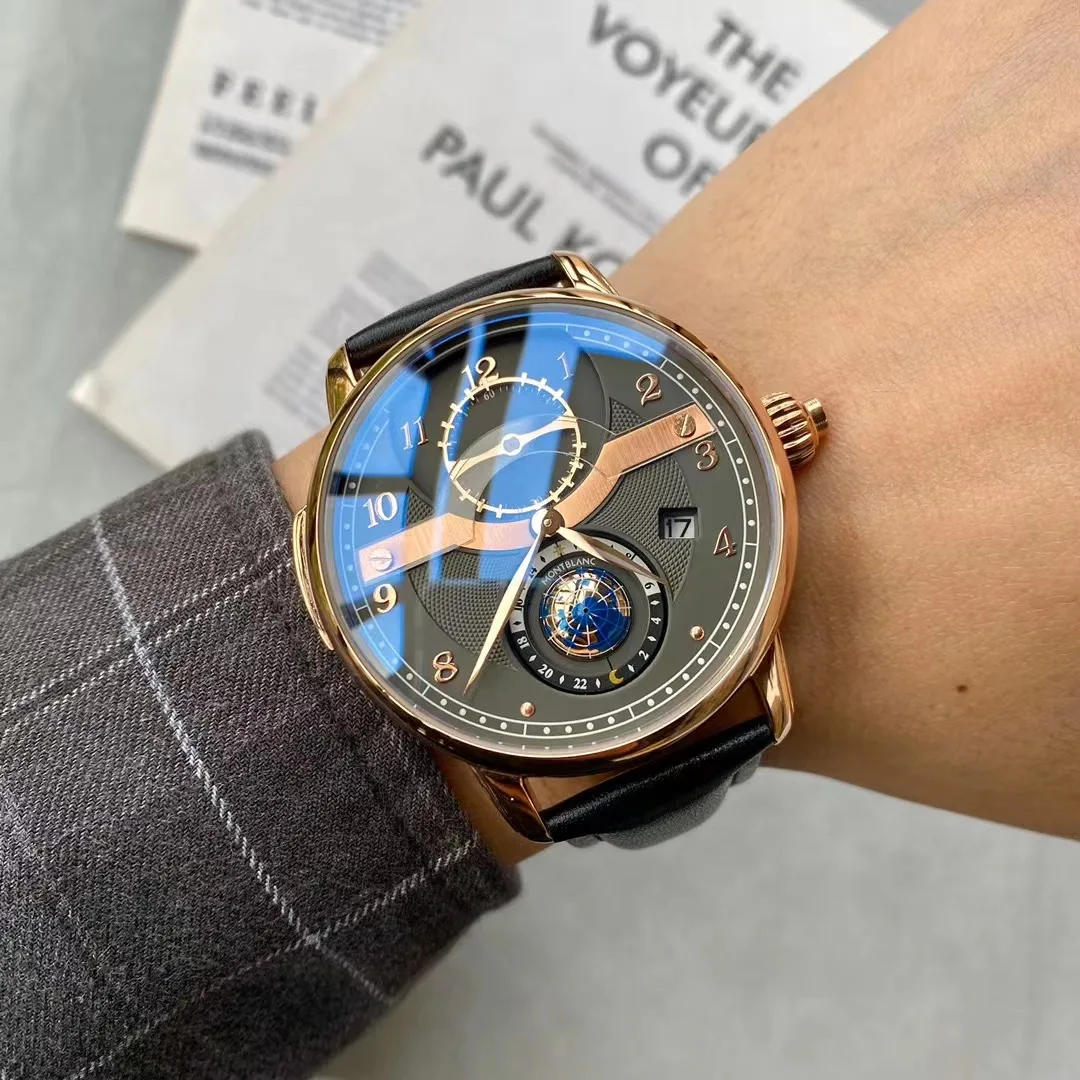 Universal World Time Watch Men's Watch Date Display Running Second Chronograph 44mm Imported Multifunctional Quartz Movement Imp
Universal World Time Watch Men's Watch Date Display Running Second Chronograph 44mm Imported Multifunctional Quartz Movement Imp