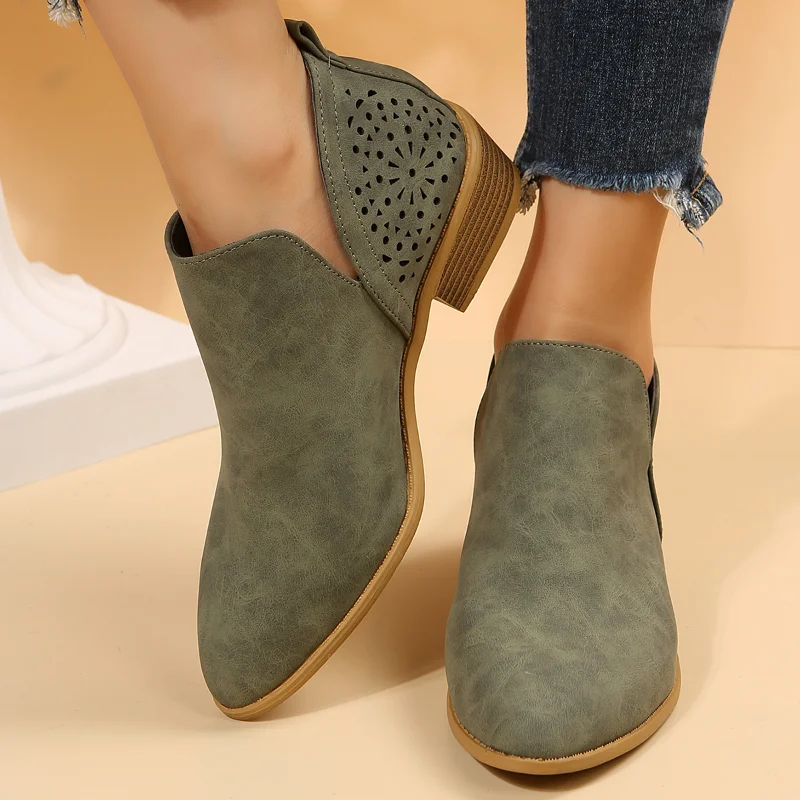Chelsea Women's Boots 2023 Autumn Pointed Suede Square Heel Women Booties Plus Size 43 Classic Retro Ankle Boots Botas De Mujer
Chelsea Women's Boots 2023 Autumn Pointed Suede Square Heel Women Booties Plus Size 43 Classic Retro Ankle Boots Botas De Mujer