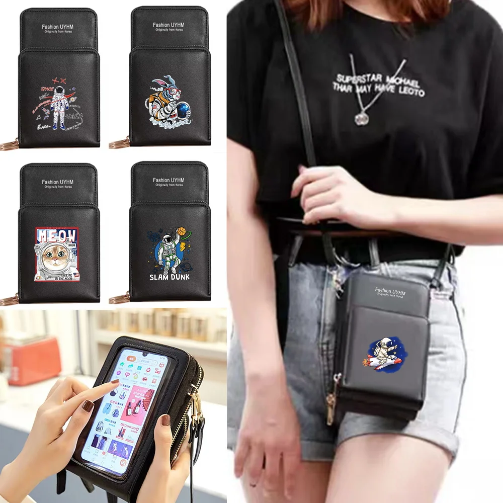 Women Crossbody Shoulder Bags Leather Wallets Universal for IPhone Xiaomi Case Touch Screen Mobile Phone Bag Astronaut Printed
Women Crossbody Shoulder Bags Leather Wallets Universal for IPhone Xiaomi Case Touch Screen Mobile Phone Bag Astronaut Printed