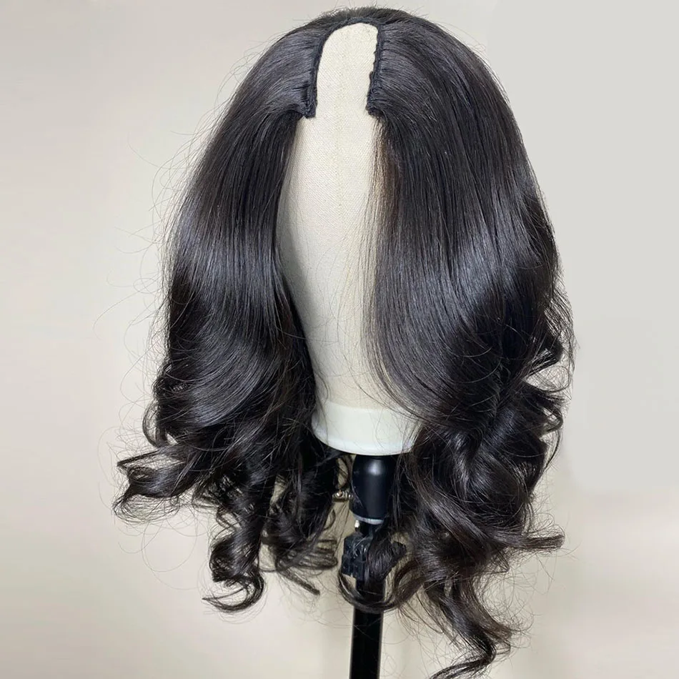Soft Glueless 24 inch Long Black Body Wave U Part Wig Brazilian Human Hair Wigs For Women with Baby Hair Soft U Shape Wig
Soft Glueless 24 inch Long Black Body Wave U Part Wig Brazilian Human Hair Wigs For Women with Baby Hair Soft U Shape Wig