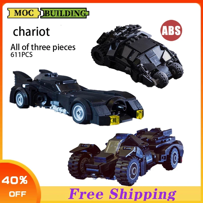 Kid's Movie Idea Creator MOC Building Blocks Chariots Knight Akcam Batmobile Assembling Brick Set Children's DIY Toy
Kid's Movie Idea Creator MOC Building Blocks Chariots Knight Akcam Batmobile Assembling Brick Set Children's DIY Toy