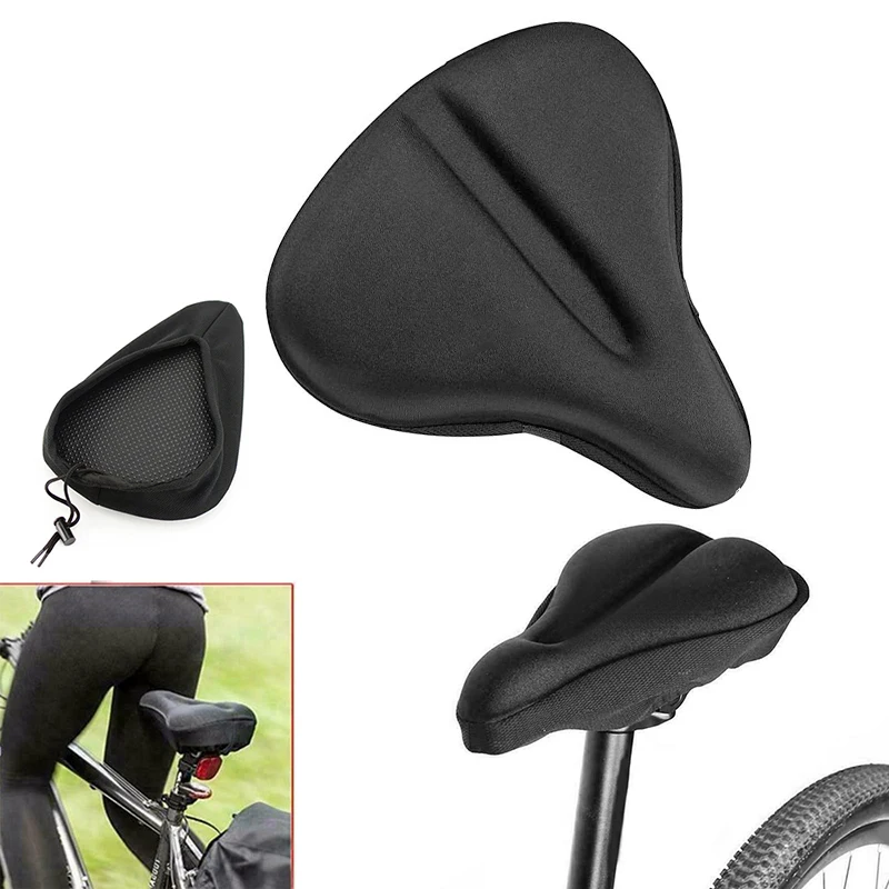 New High quality silicone Soft Bike Bicycle Cycle Extra Comfort Gel Pad Cushion Cover For Saddle Seat for exercise bikes
New High quality silicone Soft Bike Bicycle Cycle Extra Comfort Gel Pad Cushion Cover For Saddle Seat for exercise bikes