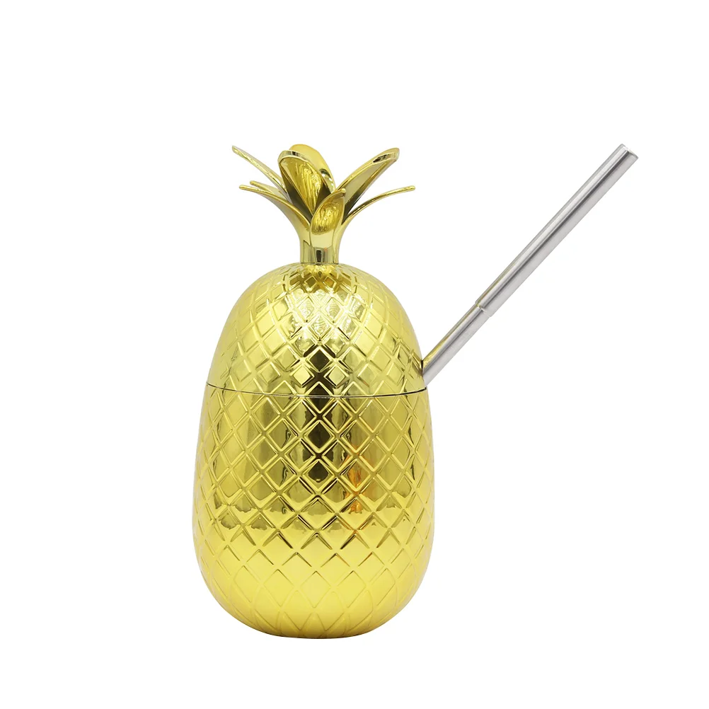 Cup Pineapple Cups Party Cocktail Tumbler Mug Hawaiian Drinks Beer Copper Iced Drinking Coffee Bar Water Stainless Decorations
Cup Pineapple Cups Party Cocktail Tumbler Mug Hawaiian Drinks Beer Copper Iced Drinking Coffee Bar Water Stainless Decorations