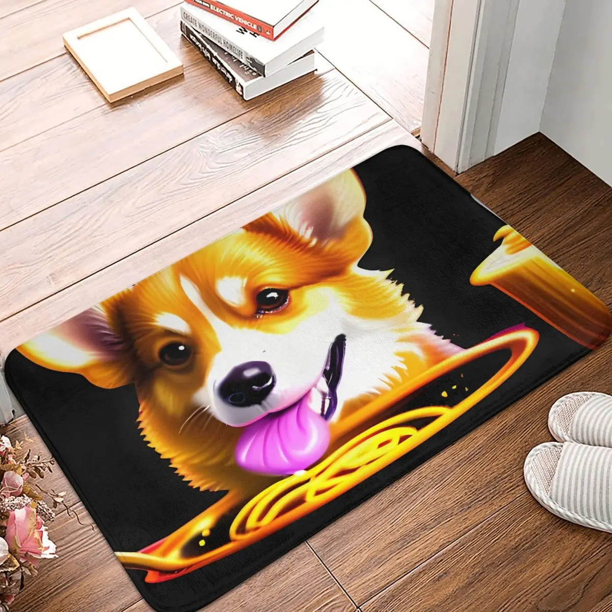 Коврик для спальни Pembroke Corgi, домашний коврик, кухонный ковер для балкона 
Коврик для спальни Pembroke Corgi, домашний коврик, кухонный ковер для балкона