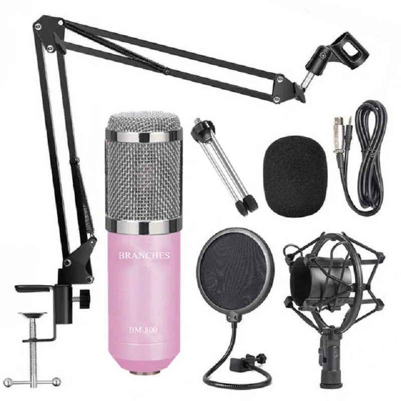 Kit de condensador estudio para ordenador, soporte de brazo tijera ajustable, montaje de choque para YouTube, Voice Overs
Kit de condensador estudio para ordenador, soporte de brazo tijera ajustable, montaje de choque para YouTube, Voice Overs