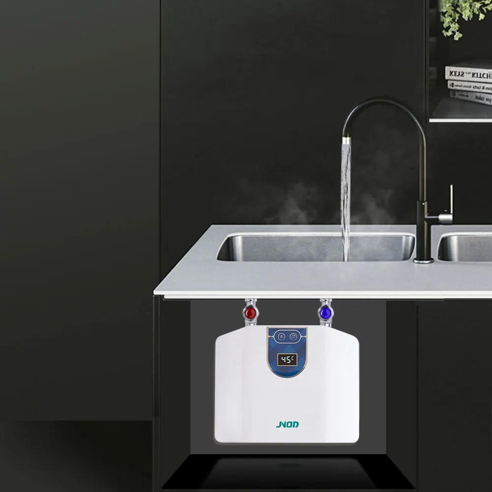 Mini Electric Water Heater 3500w Instant Tankless Water Heater with LED Display Leakage Protection
Mini Electric Water Heater 3500w Instant Tankless Water Heater with LED Display Leakage Protection