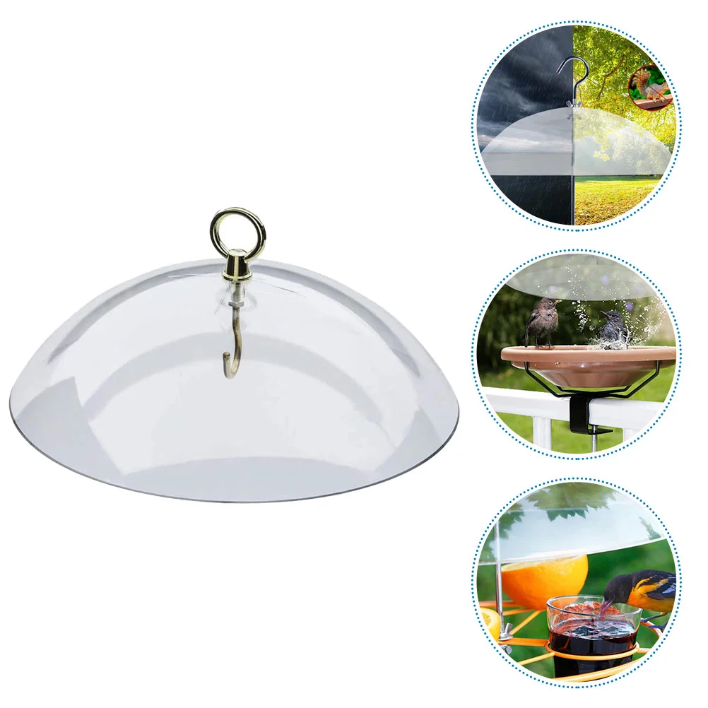 Bird Feeder Dome Cover Rain Feeders Squirrel Baffle Hanging Guard Weather Hummingbird Wild Covers Proof Protective Clear
Bird Feeder Dome Cover Rain Feeders Squirrel Baffle Hanging Guard Weather Hummingbird Wild Covers Proof Protective Clear