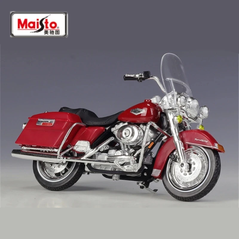 Maisto 1:18 Harley Davidson 1999 FLHR Road King классическая модель мотоцикла из сплава, металлическая игрушка, модель мотоцикла, подарки для детей 
Maisto 1:18 Harley Davidson 1999 FLHR Road King классическая модель мотоцикла из сплава, металлическая игрушка, модель мотоцикла, подарки для детей