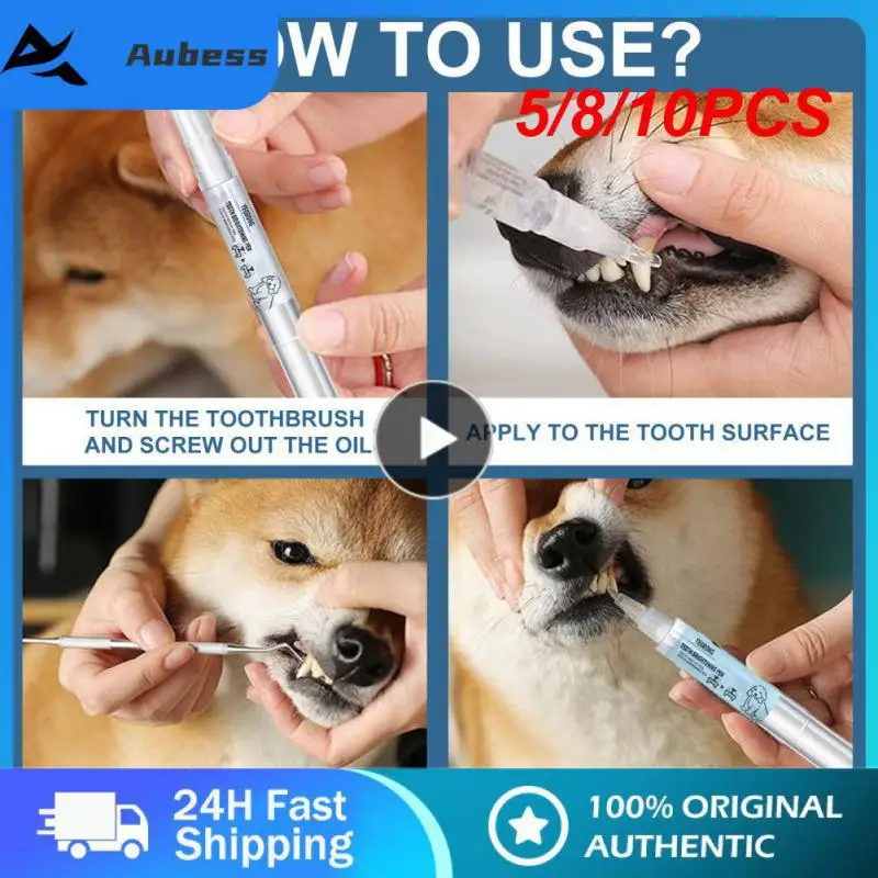 5/8/10PCS 5ML Dog Cat Teeth Cleaning Pen Pet Beauty Toothbrush Clean Kit Tartar Remover Teeth Stones Scraper Dog Accessories Pet
5/8/10PCS 5ML Dog Cat Teeth Cleaning Pen Pet Beauty Toothbrush Clean Kit Tartar Remover Teeth Stones Scraper Dog Accessories Pet