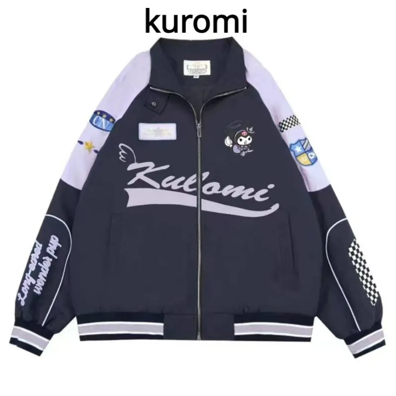 Sanrio Kuromi Baseball Uniform Biker Punching Female Winter Loose Jacket Warm Windproof Jacket Clothe Kawaii My Melody Gift
Sanrio Kuromi Baseball Uniform Biker Punching Female Winter Loose Jacket Warm Windproof Jacket Clothe Kawaii My Melody Gift