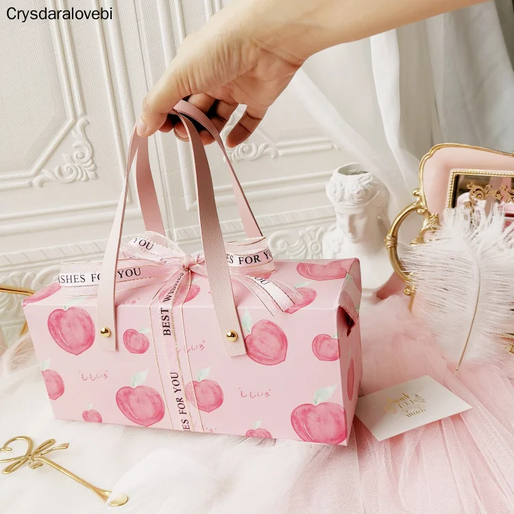 5pcs Pink Series Handle Paper Box Candy Chocolate Packaging Baking Biscuit Wedding Baby Shower New Year Gift Decoration
5pcs Pink Series Handle Paper Box Candy Chocolate Packaging Baking Biscuit Wedding Baby Shower New Year Gift Decoration