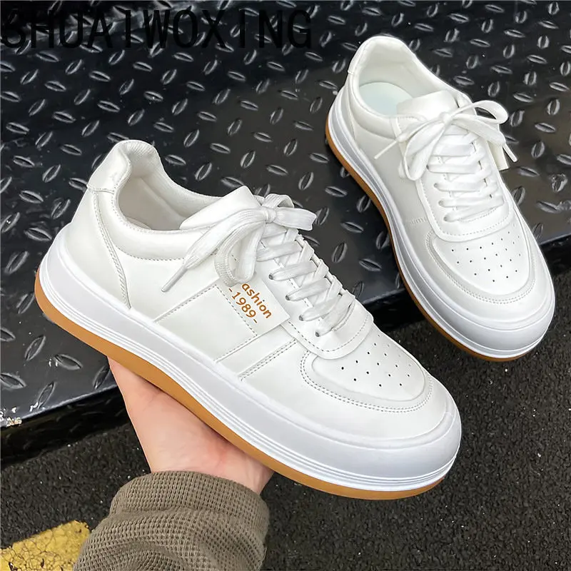 Men's shoes, spring and summer, breathable, 2022 new casual, casual, board shoes, small, thick soled, high rise, white fashion
Men's shoes, spring and summer, breathable, 2022 new casual, casual, board shoes, small, thick soled, high rise, white fashion