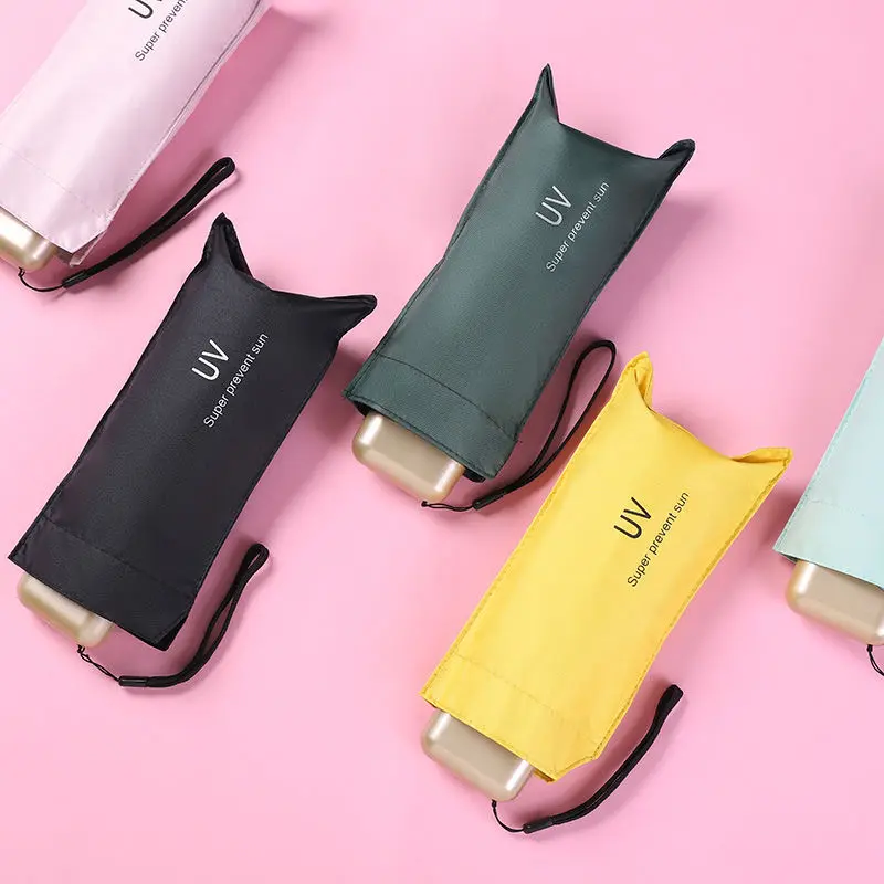 Small Umbrella Ultra Light Mini Foldable Solar Umbrella Sunscreen UV Dual-purpose Sunshade Pocket Capsule Umbrella
Small Umbrella Ultra Light Mini Foldable Solar Umbrella Sunscreen UV Dual-purpose Sunshade Pocket Capsule Umbrella