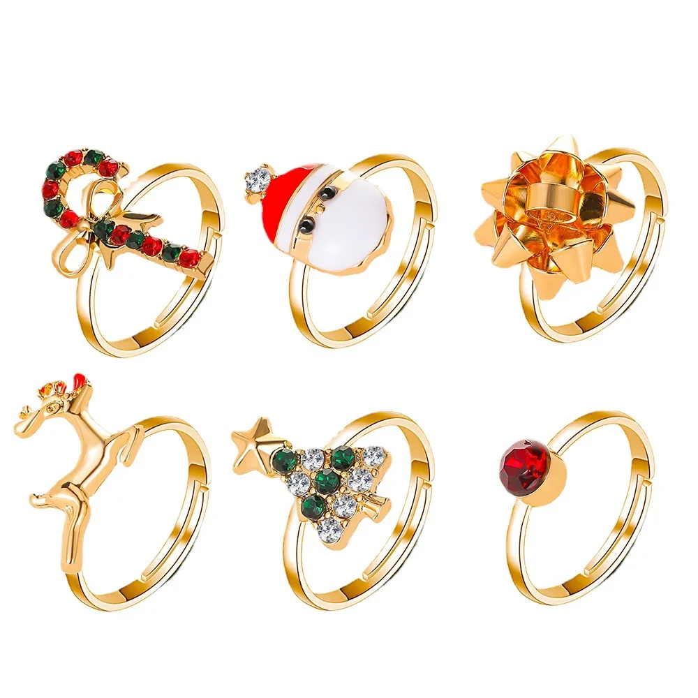 6pcs/set Charming Christmas Ring Xmas Santa Claus Ornaments Christmas Decorations Home Navidad Decor Happy New Year Child's Toy
6pcs/set Charming Christmas Ring Xmas Santa Claus Ornaments Christmas Decorations Home Navidad Decor Happy New Year Child's Toy