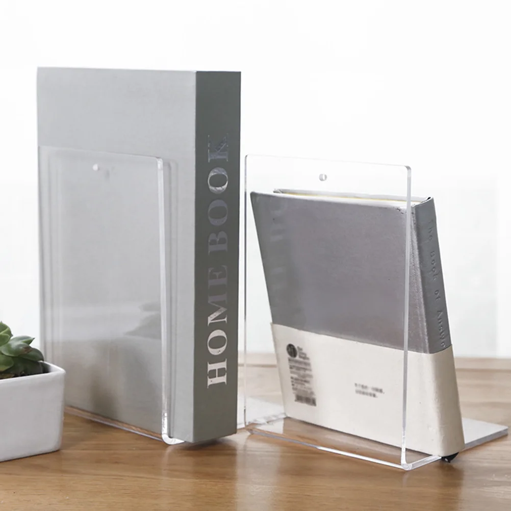 4pcs Acrylic Bookshelf Transparent Simple Student Supporting Bookshelf for School Home Study Room
4pcs Acrylic Bookshelf Transparent Simple Student Supporting Bookshelf for School Home Study Room