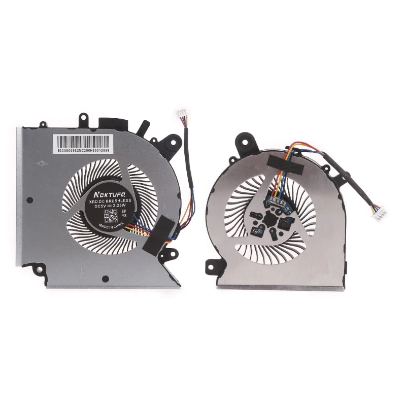 M17B CPU/GPU Fan Laptop Cooling Fan 5V 1.0A 4-pin 4-wires OEM for MSI GF66 GF76 11SC 11UC 11UD 11UE 11U Laptop Part
M17B CPU/GPU Fan Laptop Cooling Fan 5V 1.0A 4-pin 4-wires OEM for MSI GF66 GF76 11SC 11UC 11UD 11UE 11U Laptop Part