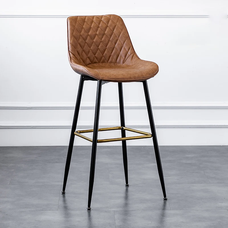 Restaurant Bar Chairs European Metal Backrest Counter High Stool Nordic Dinning Minimalist Chaises Hautes Indoor Furniture
Restaurant Bar Chairs European Metal Backrest Counter High Stool Nordic Dinning Minimalist Chaises Hautes Indoor Furniture