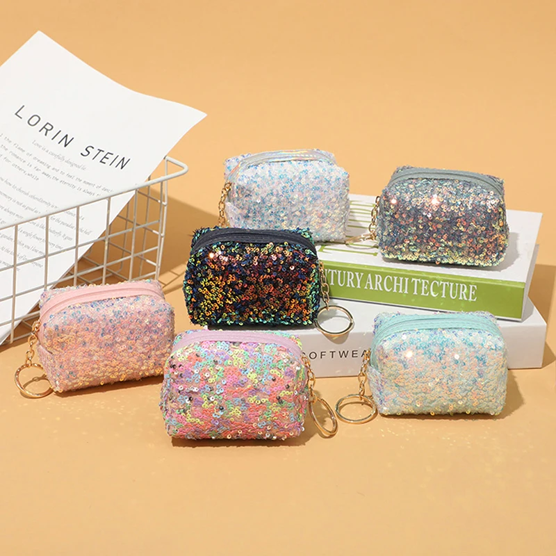 Women Bag Reflective Sequined Coin Wallet Zipper Bag Zipper Mini Case Pouch Card Holder Fashion Key Chain Kids Girl Gift
Women Bag Reflective Sequined Coin Wallet Zipper Bag Zipper Mini Case Pouch Card Holder Fashion Key Chain Kids Girl Gift