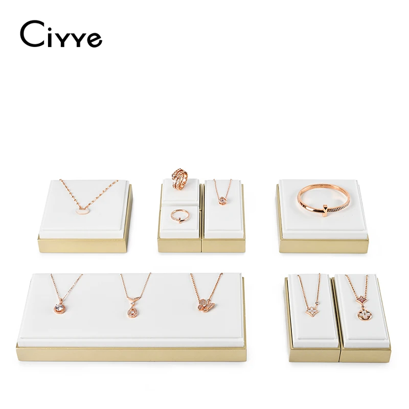 Витрина для ювелирных изделий Ciyye, кольцо, серьги, браслет, ожерелье, ювелирные аксессуары с деревом, искусственная кожа, белый цвет
Витрина для ювелирных изделий Ciyye, кольцо, серьги, браслет, ожерелье, ювелирные аксессуары с деревом, искусственная кожа, белый цвет