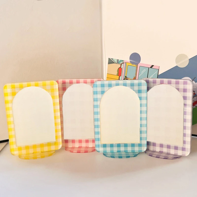 3 Inch Lattice Photocard Frame Card Sleeve Acrylic Photo Protection Holder Sweet Card Display Brick Stand Desktop Decoration
3 Inch Lattice Photocard Frame Card Sleeve Acrylic Photo Protection Holder Sweet Card Display Brick Stand Desktop Decoration